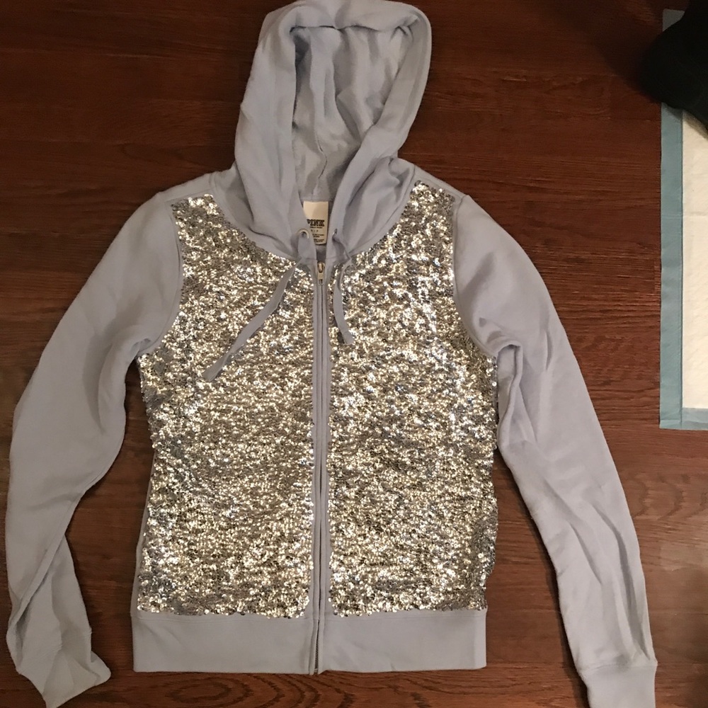 Sparkly PINK sweatshirt!